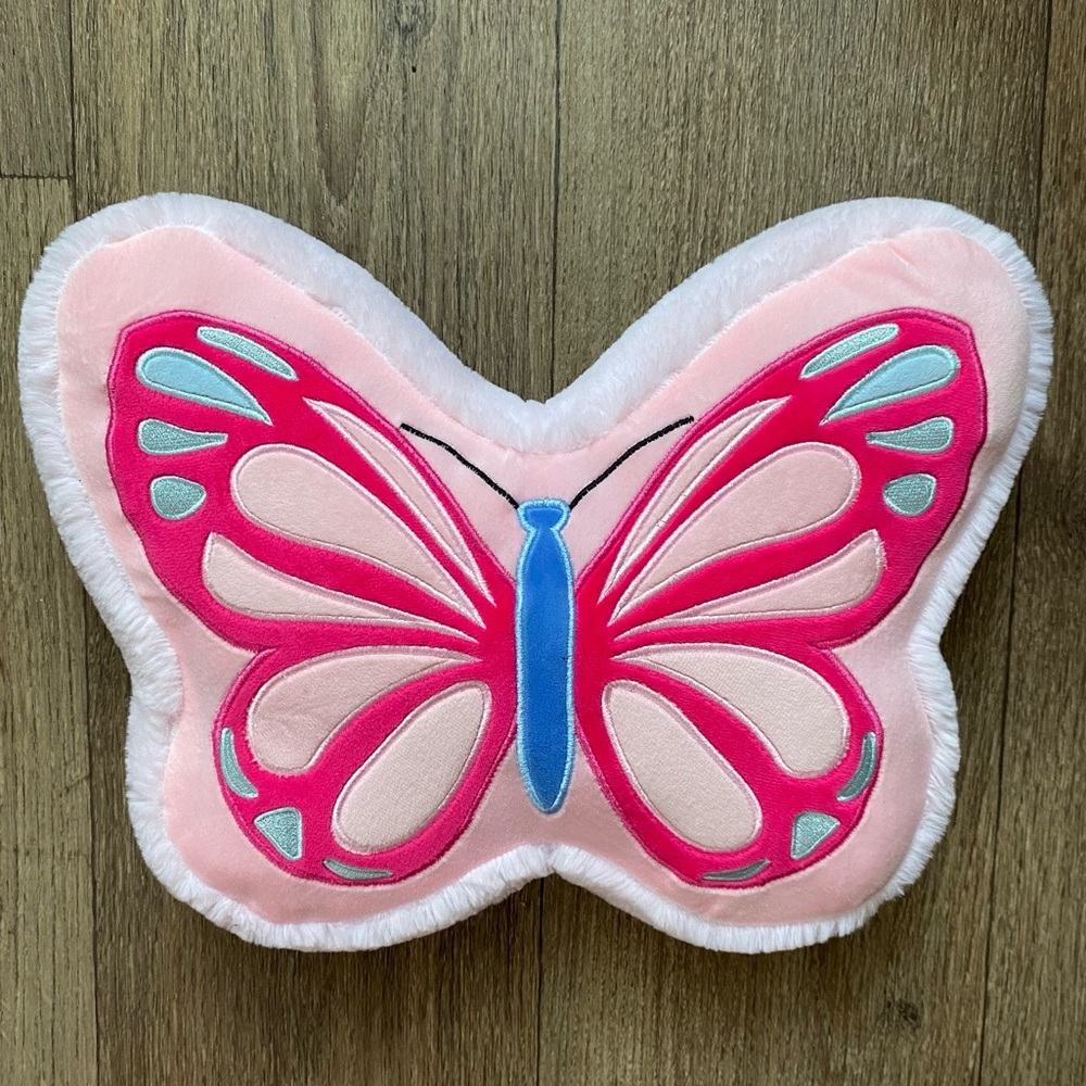 Butterfly Fuzzy Pillow